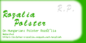 rozalia polster business card
